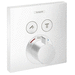 Hansgrohe H15763701 Matte White Thermostatic Valve Trim