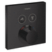 Hansgrohe H15763671 Matte Black Thermostatic Valve Trim