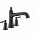 Hansgrohe H04776670 Matte Black Tub Faucet Trim Kit