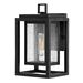 Hinkley H1000BK Black Outdoor Entrance Wall Light