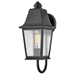 Hinkley H10010BK Black Outdoor Entrance Wall Light