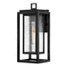 Hinkley H1004BK Black Outdoor Entrance Wall Light