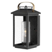 Hinkley H1164BKLL Black Outdoor Entrance Wall Light