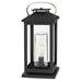 Hinkley H1167BK Black Outdoor Entrance Wall Light