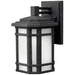 Hinkley H1270VKGU24 Vintage Black Outdoor Entrance Wall Light