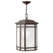 Hinkley H1272OZWHLED Oil Rubbed Bronze / White Outdoor Hanging Lantern