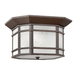 Hinkley H1273OZWHLED Oil Rubbed Bronze / White Outdoor Ceiling Mounted Light