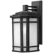 Hinkley H1274VKLED Vintage Black Outdoor Entrance Wall Light