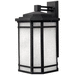 Hinkley H1275VKGU24 Vintage Black Outdoor Entrance Wall Light