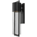 Hinkley H1324BKGU24 Black Outdoor Entrance Wall Light