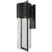 Hinkley H1325BKGU24 Black Outdoor Entrance Wall Light