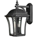 Hinkley H1335MBLED Museum Black Outdoor Entrance Wall Light