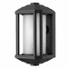 Hinkley H1396BK Black Outdoor Entrance Wall Light