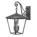 Hinkley H1435DZLL Aged Zinc Outdoor Entrance Wall Light