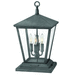 Hinkley H1437DZ Aged Zinc Outdoor Entrance Wall Light