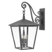 Hinkley H1438DZLL Aged Zinc Outdoor Entrance Wall Light