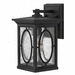 Hinkley H1490BK Black Outdoor Entrance Wall Light