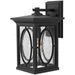 Hinkley H1494BKLED Black Outdoor Entrance Wall Light