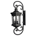 Hinkley H1609MBLL Museum Black Outdoor Entrance Wall Light