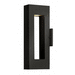 Hinkley H1640SK Satin Black Outdoor Entrance Wall Light