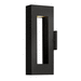 Hinkley H1640SKLED Satin Black Outdoor Entrance Wall Light