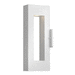 Hinkley H1640SWLED Satin White Outdoor Entrance Wall Light