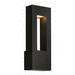 Hinkley H1648SK Satin Black Outdoor Entrance Wall Light