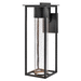 Hinkley H17025BKLL Black Outdoor Entrance Wall Light