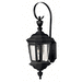 Hinkley H1704BK Black Outdoor Entrance Wall Light