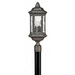 Hinkley H1721BG Black Granite Post Light