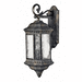 Hinkley H1725BG Black Granite Outdoor Entrance Wall Light