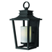 Hinkley H1744BKLED Black Outdoor Entrance Wall Light