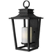 Hinkley H1745BKGU24 Black Outdoor Entrance Wall Light