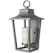 Hinkley H1745HEGU24 Hematite Outdoor Entrance Wall Light