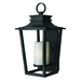 Hinkley H1745BKLED Black Outdoor Entrance Wall Light