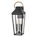 Hinkley H17505BK Black Outdoor Entrance Wall Light