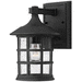 Hinkley H1800BKGU24 Black Outdoor Entrance Wall Light