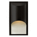 Hinkley H1830SK Satin Black Outdoor Entrance Wall Light