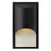 Hinkley H1830SKLED Satin Black Outdoor Entrance Wall Light