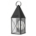 Hinkley H1845BK Black Outdoor Entrance Wall Light