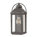 Hinkley H1850DZLL Aged Zinc Outdoor Entrance Wall Light