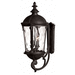 Hinkley H1895BK Black Outdoor Entrance Wall Light