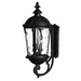 Hinkley H1895BKLED Black Outdoor Entrance Wall Light