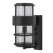 Hinkley H1904SK Satin Black Outdoor Entrance Wall Light