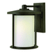 Hinkley H1914OZLED Oil Rubbed Bronze Outdoor Entrance Wall Light