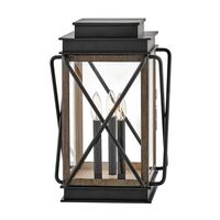  Montecito Pier Mount Post Lights - Black