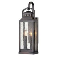  Revere Entrance Outdoor Wall Light - Blackened Brass