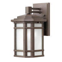  Cherry Creek Entrance Outdoor Wall Light - Oil Rubbed Bronze / White