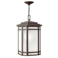  Cherry Creek Hanging Hanging Lantern - Oil Rubbed Bronze / White