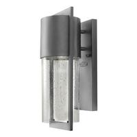  Shelter Entrance Outdoor Wall Light - Hematite